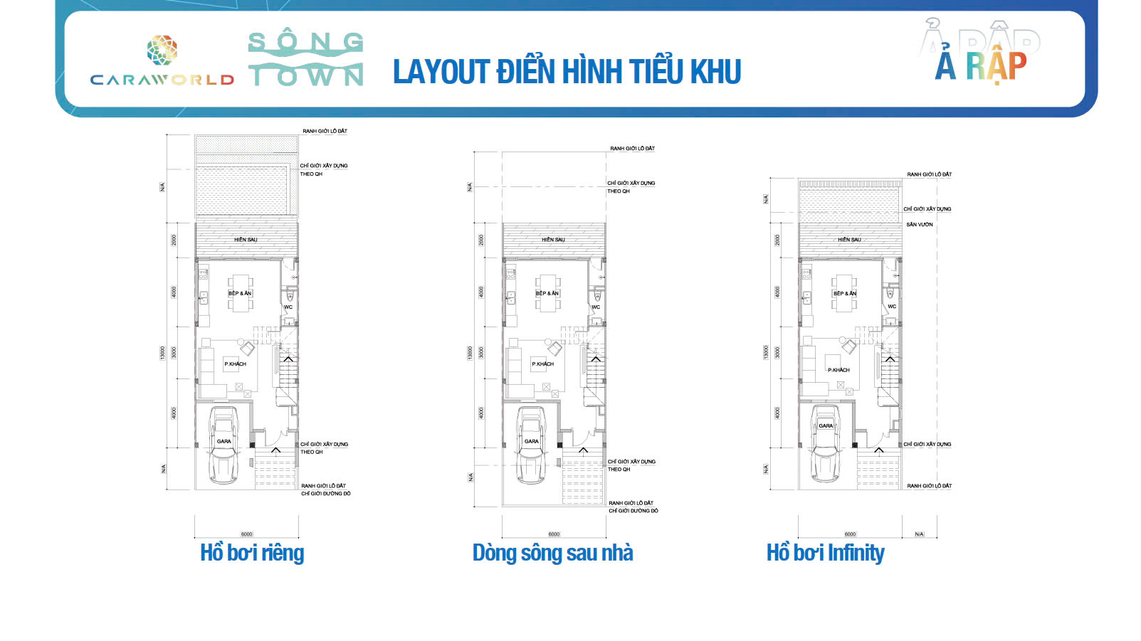 layout dien hinh a rap song town caraworld cam ranh